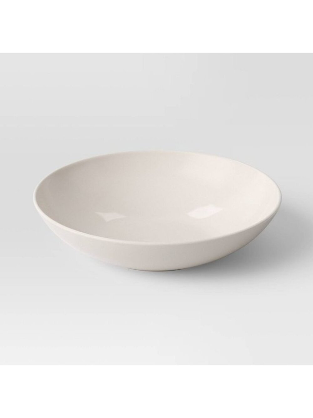 Threshold Set of 4 Ivory Off White Large 67 oz Serving Bowls BPA Free Plastic - Picture 4 of 7